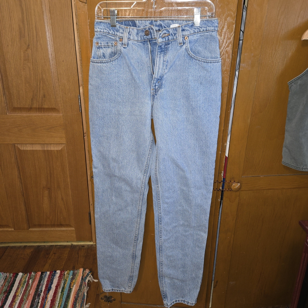 Levi's Y2K Vintage Women's High Rise Jeans - Light Blue Blank Red Tag